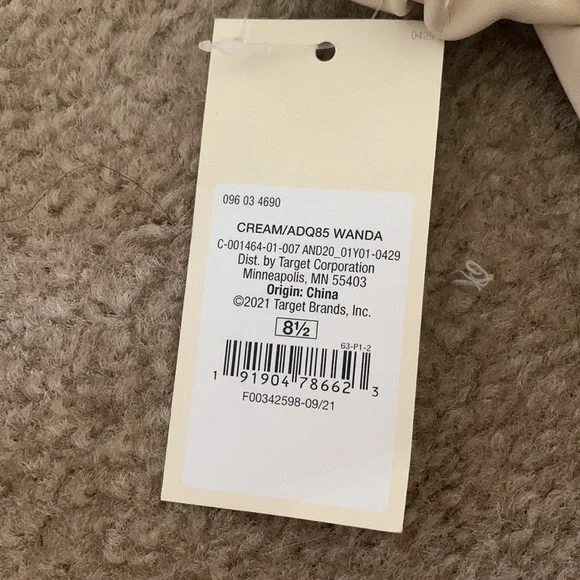 A New Day | Wanda Ruched Block Heeled Sandals - Cream - Picture 6 of 12